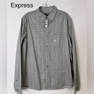 Express NEW with tags men’s Large button up.
